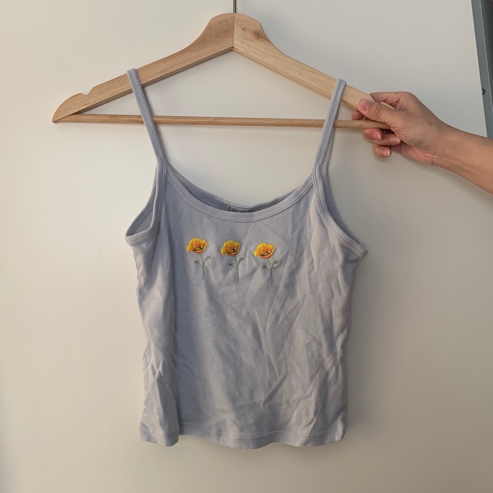 Brandy Poppy Flower Camisole